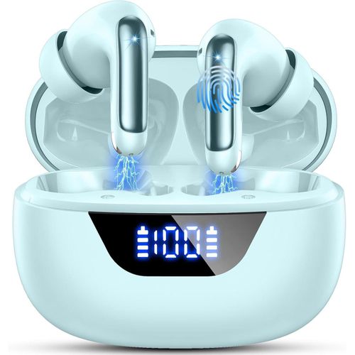 In-Ear-Kopfhörer mit Bluetooth Tiefer Bass Kabellose mit 4 ENC Mic, Noise Cancelling Ear Buds Kristallklarer Sound Noise Cancelling & 4 ENC Mikrofone