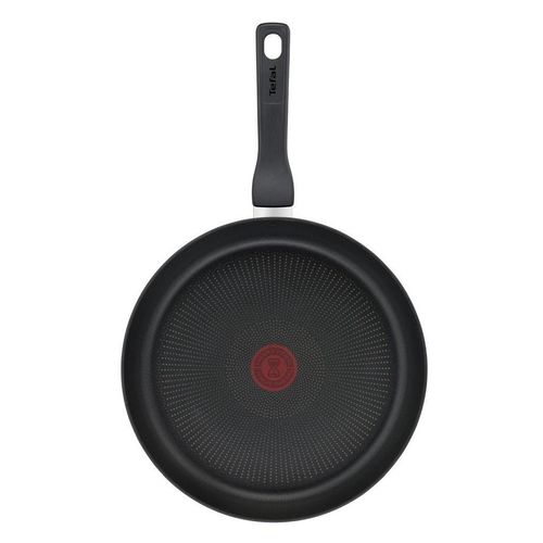 Tefal Bratpfanne Hard Titanium Pro, Schwarz, Metall, rund, backofengeeignet, antihaftbeschichtet, Kochen, Pfannen, Bratpfannen
