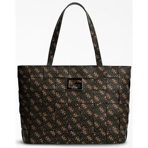Guess Liberty City Frauen 4G Logo Synthetik Shopper Tasche Braun – EINHEITSGRÖSSE / Braun