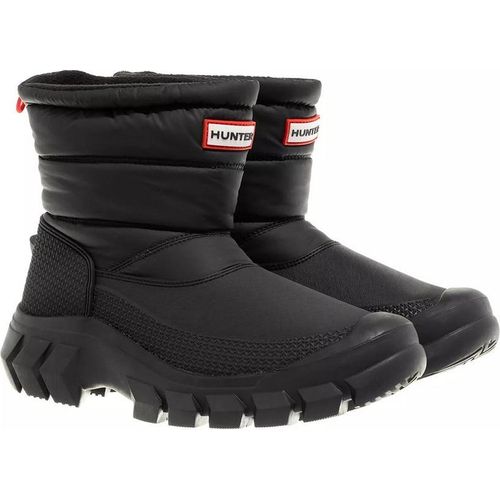 HUNTER INTREPID SHORT SNOW BOOT Schwarz