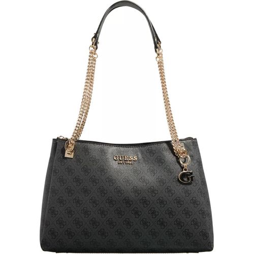 Guess Eliette Logo Grlfrnd Carryall Damen Kunstleder Tasche in Kohle – 37 x 25 x 12 CM / Coal