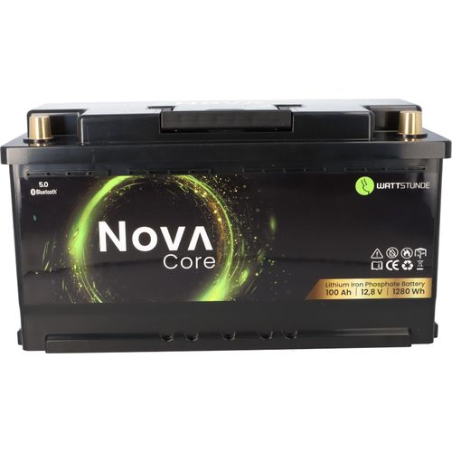WATTSTUNDE NOVA Core Batterie 12,8V 100Ah 1280Wh LiFePO4