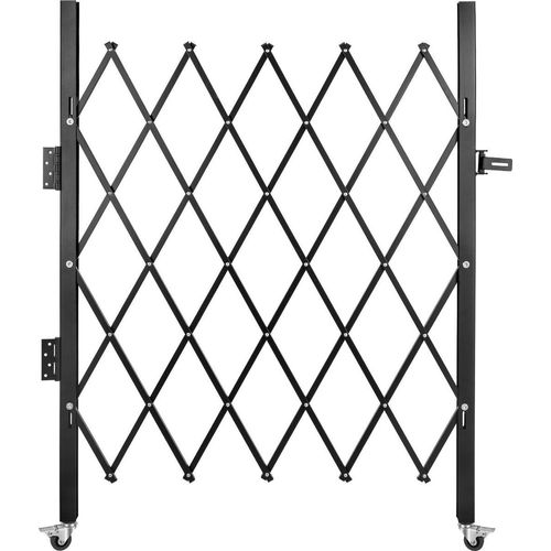 Single Folding Security Gate Folding Door Gate 5'H x 5-1/2'W Scissor Gate