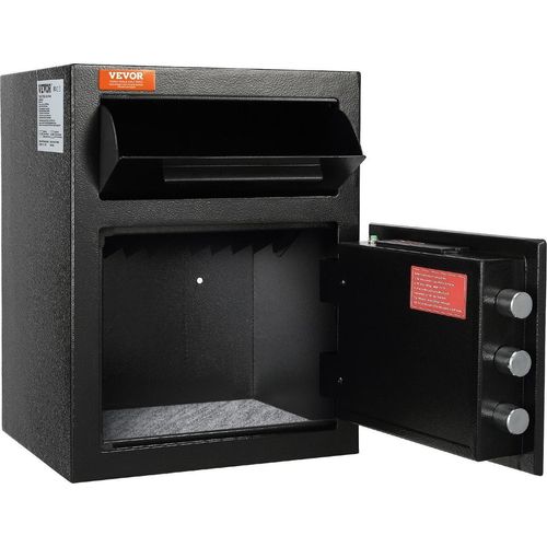 1.7 C Tresor Safe mit Einwurfschlitz Passwörter und Schlüssel