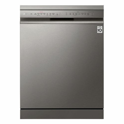 LG DF222FPS, Freistehend, Standardgröße (60 cm), Silber, Standard (80 - 85 cm), Silber, Berührung