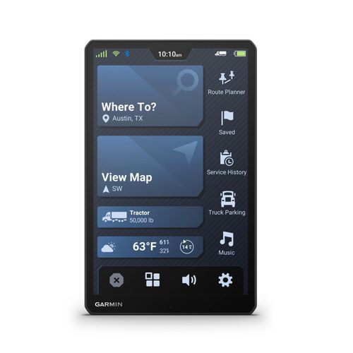 GARMIN LKW-Navigationsgerät "dezl LGV1020", schwarz, B:18cm H:9,3cm T:28cm, Navigationsgeräte, LKW-Navigationsgerät