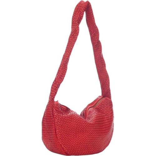 BZNA Bag Greta Rot Italy Designer Handtasche Schultertasche Tasche Leder