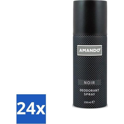 Amando - Noir - Deodorant - Spray - 150 ml - Vorteilspack - 24 Stücke