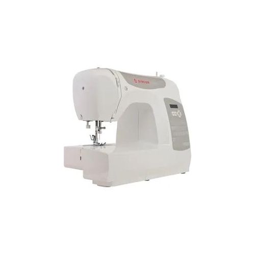 SINGER Computer-Nähmaschine "C5205 Grau", grau (grau, weiß), B:21,1cm H:32,9cm T:42,5cm, Nähmaschinen
