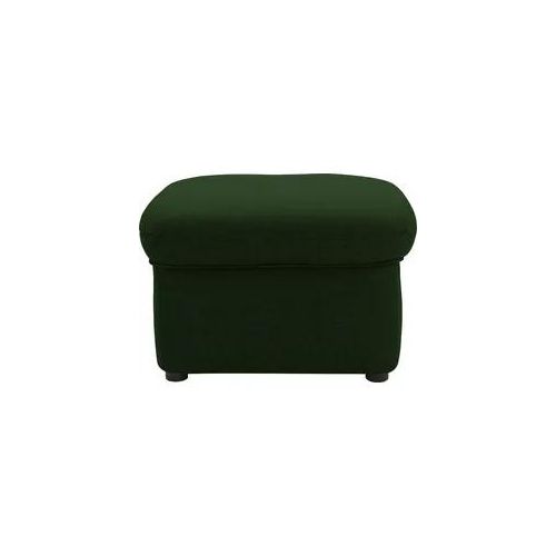 Hocker DOMO COLLECTION "Faenza", grün, B:60cm H:41cm T:60cm, 100% Polyester, Hocker, Polsterhocker, DOMO collection Hocker, in großer Farbvielfalt