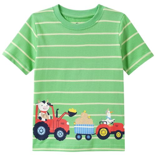 Jungen T-Shirt mit Traktor-Print