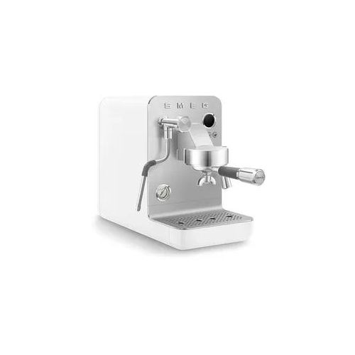 SMEG Espressomaschine "EMC02EGMEU", weiß (weiß, matt), B:28,8cm H:54,5cm T:55,5cm, Kaffeemaschinen, Mini Pro, Espressomaschine