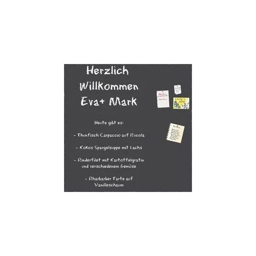 Memoboard QUEENCE "Schwarz", grau, B:50cm H:50cm, Tafeln, 50/50 cm