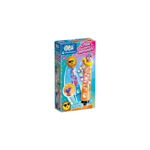 Kreativset CLEMENTONI "Idea, Deine Textmarker-Kreationen - Verrückter Sommer", bunt, Kreativsets, Kinder, Kunststoff