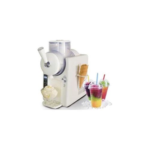 UNOLD Slush-Eismaschine "Sofie 48950", weiß, B:43,5cm H:44,2cm T:22,6cm, Eismaschinen, 2in1-Slush und Softeismaschine