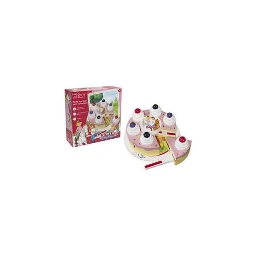 Spiellebensmittel TANNER "Bibi & Tina, Torte", bunt, Kaufladensortimente, Kinder, Holz, zum Schneiden; aus Holz