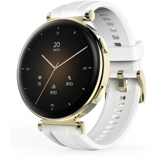 Hama Smartwatch 1.32" AMOLED mit Telefonfunktion Sprachassistent Schlaftracker Pulsmesser Wasserdicht 110 Sportmodi Schrittzähler Zyklusprotokoll