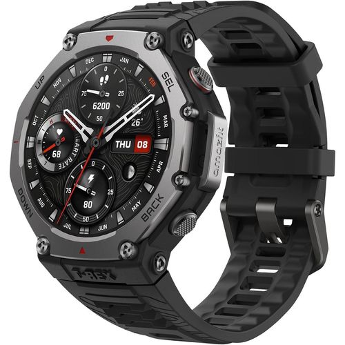 Amazfit T Rex 3 Outdoor Smartwatch 48 mm AMOLED Display Offline Karten 6 Satellitensysteme Dual GPS 27 Tage Akku 170 Sportmodi NFC