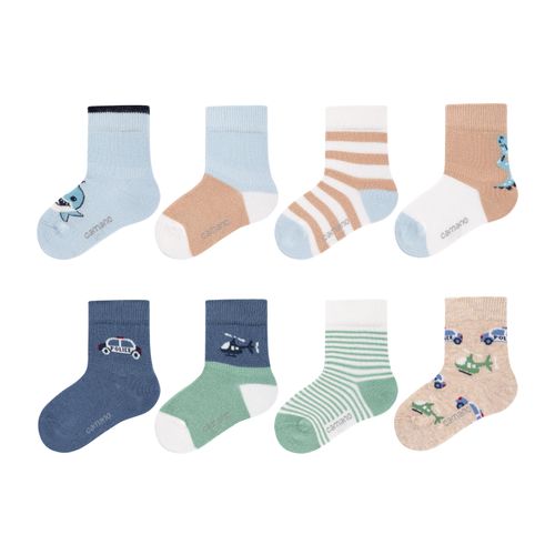 Socken CAMANO, Damen, Gr. 19-22, angel falls, Obermaterial: 72% Baumwolle, 26% Polyamid, 2% Elasthan, Socken Socken
