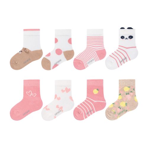 Socken CAMANO, Damen, Gr. 19-22, egret, Obermaterial: 72% Baumwolle, 26% Polyamid, 2% Elasthan, Socken Socken
