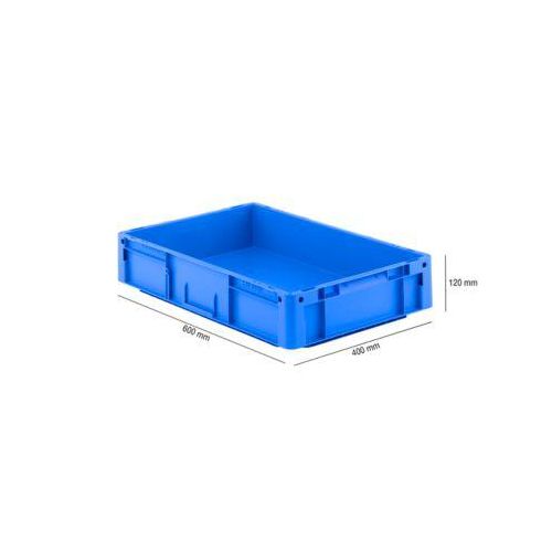 Euro Box Serie LTF 6120, aus PP, Inhalt 21 L, Unterfassgriff, blau