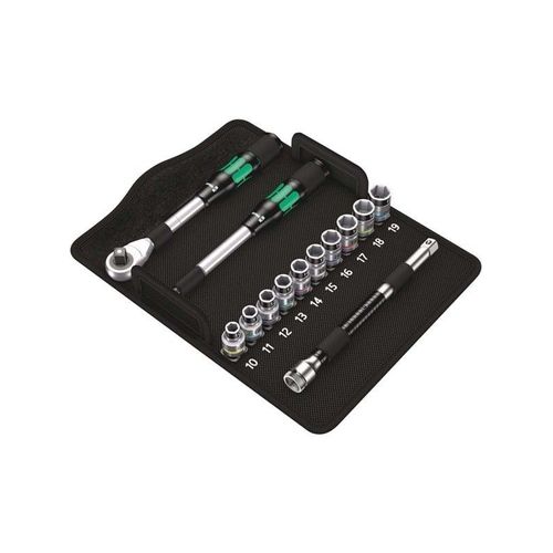 Wera 8006 SC 1 Zyklop Hybrid-Knarrensatz, 1/2"-Antrieb, metrisch, 13-teilig