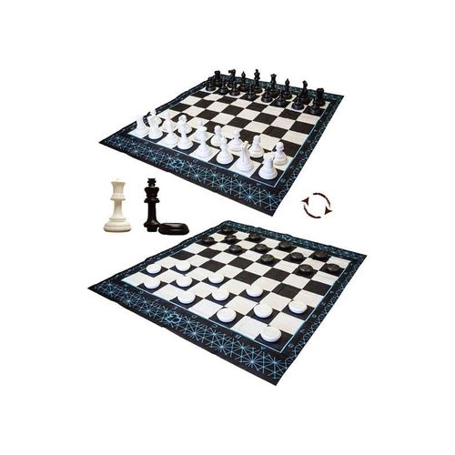 MEGA Chess and Checkers Game - Suitable for outdoor use