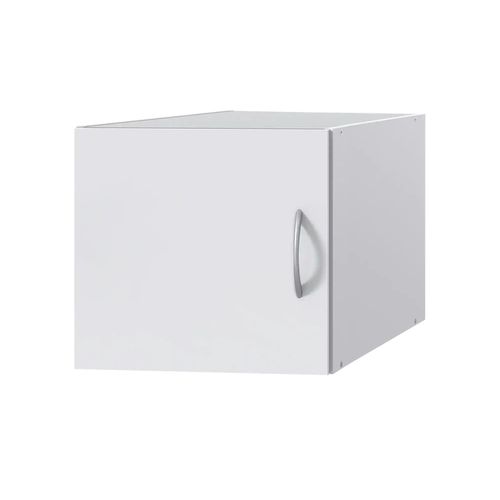 Aufsatz 1-türig schräg MRK - weiß - 40 cm - 40 cm - cm 68,0 - Sconto