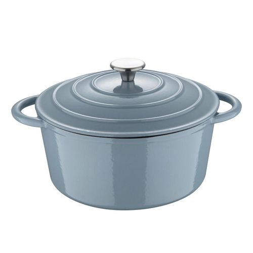 SAN Ignacio Kasserolle Noia, Pastellblau, Metall, 5 L, Kochen, Töpfe, Stielkasserollen
