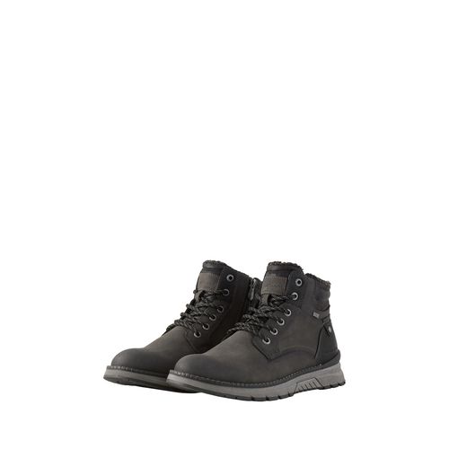 TOM TAILOR Herren Wasserdichte Stiefeletten mit Fütterung, grau, Uni, Gr. 42