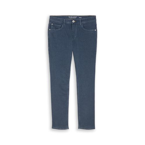 TOM TAILOR Herren TTJOSH REGULAR SLIM Jeans mit Stretch, blau, Uni, Gr. 30/32