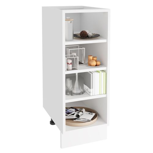 Unterschrank VCM "Küchenschrank Regal Küche Unterschrank Esilo 30cm", weiß, B:30cm T:44cm, Obermaterial: 100% Holz Wood., Schränke, Unterschrank