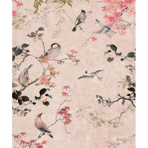 Fototapete ART FOR THE HOME "Japanischer Garten", rosa, B:2m L:2,8m, Vlies, Tapeten, Japanischer Garten 280x200 cm