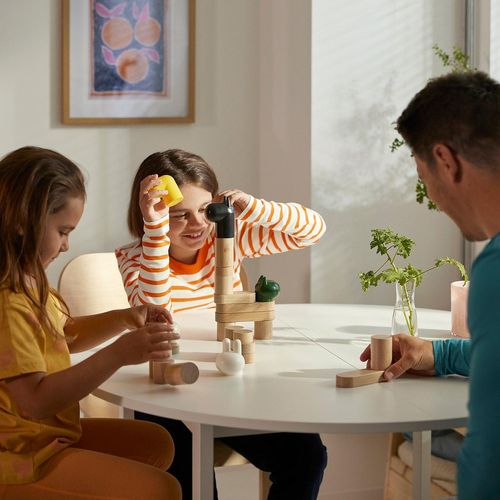 GREJSIMOJS Bauklötze zum Spielen, 20-tlg.