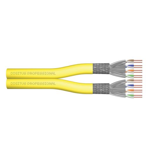 Digitus CAT 7A S/FTP, Verlegekabel, 500 m, duplex, Cca
