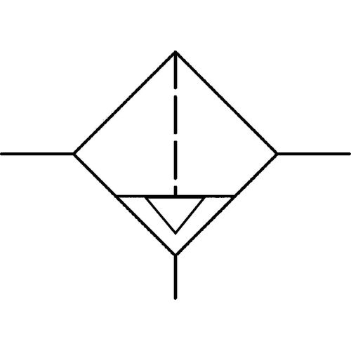 Riegler Vorfilter mit Differenzdruckmanometer, 3 µm, G 2