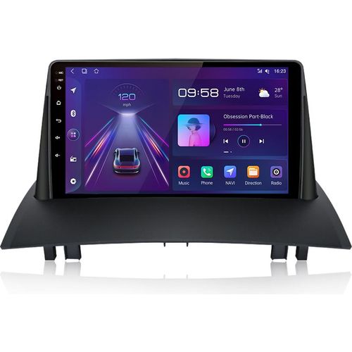 Android13 1+32 carplay Autoradio 2DIN WIFI GPS Navi Für Renault Megane 2 2002-2009 GPS DAB BT