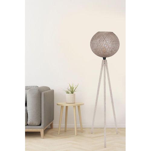 Opviq, 194, Stehlampen, Creme, MDF, 38 x 38 x 145 cm