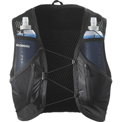 Trinkrucksack SALOMON "ACTIVE SKIN 12" Gr. L, schwarz, Rucksäcke, Damen, L, Polyamid, Trinkrucksack, Rucksack / Laufweste mit Flasks Unisex