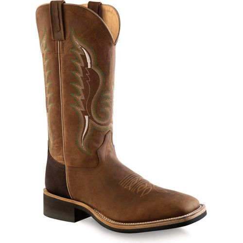 Old West Leder Westernreitstiefel Westernstiefel Herren Akron, Größe:45