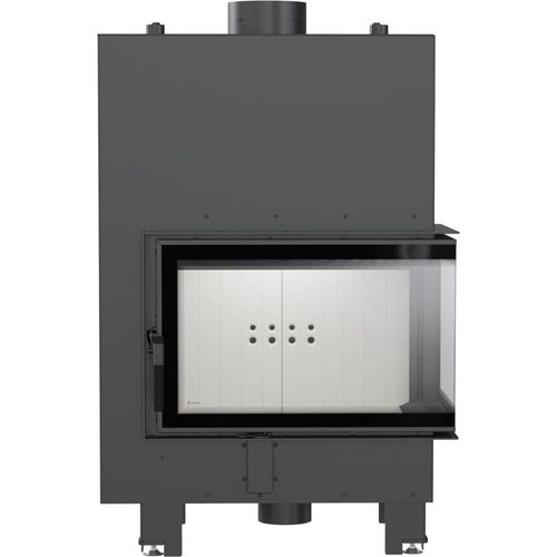 Kamin Wasserheizung KRATKI MBM Rechts 12kW Ø180 Ecke Rekuperation ECO SET