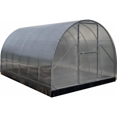 Schober GAUDI Stahl-Gewächshaus | B3,14×H2,02 m | Länge 4–12 m