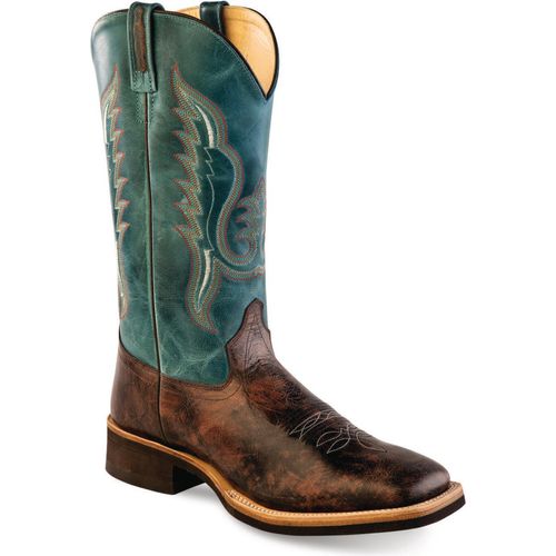 Old West Leder Westernreitstiefel Westernstiefel Herren Gleeson, Größe:40