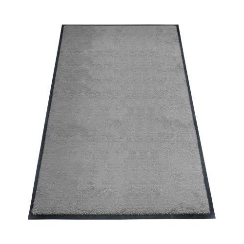 Schmutzfangmatte Eazycare Style von Miltex, eckig, antistatisch, UV-beständig, waschbar, ECONYL® & Niltrilgummi, 850 x 1500 mm, basaltgrau