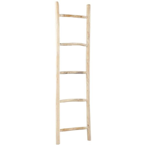 Landscape Dekoleiter , Natur , Holz , Teakholz , massiv , 48x180x8 cm , zum Stellen , Dekoration, Skulpturen & Dekoobjekte, Dekoobjekte