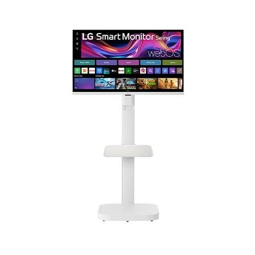 LG 31,5 ″ 4KUHDIPS Smart Monitor mit webOS + Monitor Swing Stand + Stand Plate 32U850SAW.STA3STA001