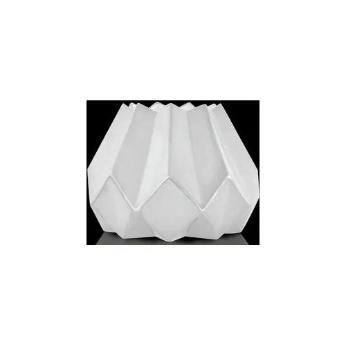 Dekovase KAISER PORZELLAN "Polygono Star 1", weiß, B:25,5cm H:19cm T:25,5cm, Porzellan, Vasen
