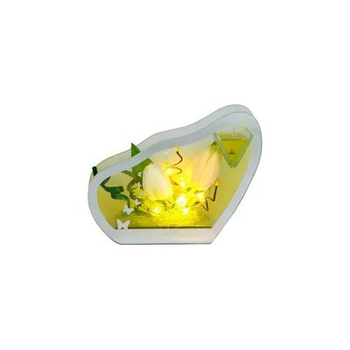 Kunstpflanze I.GE.A., gelb, B:22cm H:17cm T:6cm, Glas, Kunststoff, Kunstpflanzen, Kunstpflanze