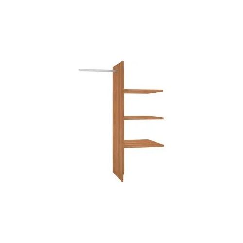 Inneneinteilung WIEMANN, braun (erle), B:80,1cm H:137cm T:51,5cm, Holzwerkstoff, Schrankinneneinteiler, Inneneinteilung