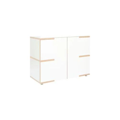 Mehrzweckschrank TOJO "stau", weiß, B:100cm H:75cm T:40cm, MDF, Schränke, Mehrzweckschrank
